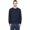 Polo Ralph Lauren Polo Pony Crew-neck Sweatshirt In Cruise Navy