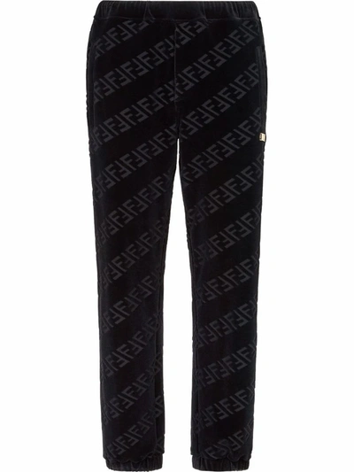 Fendi Men's Black Cotton Trousers