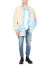 Msgm Reversible Sherpa Jacket In Multicolor