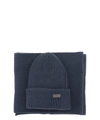Barbour Men's 2-pc. Crimdon Beanie & Matching Scarf In Blue