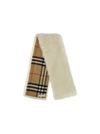 BURBERRY BURBERRY WOMEN'S BEIGE OTHER MATERIALS SCARF,8047268ARCHIVEBEI UNI