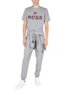 HUGO BOSS HUGO BOSS MEN'S GREY OTHER MATERIALS T-SHIRT,5046196210236856036 M