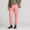 Ralph Lauren Stretch Straight Fit Washed Chino Pant In Desert Rose