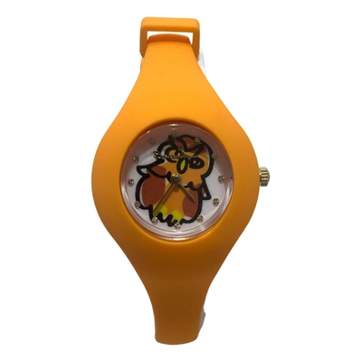 Pre-owned Braccialini Watch In Orange