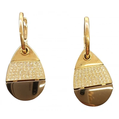 Pre-owned Emporio Armani Earrings In Gold