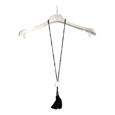 Pre-owned Zeus + Dione Long Necklace In Black