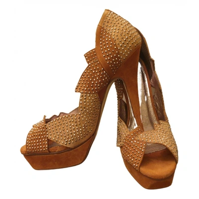 Pre-owned Jeffrey Campbell Sandals In Camel