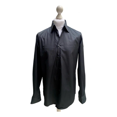 Pre-owned Hugo Boss Shirt In Black