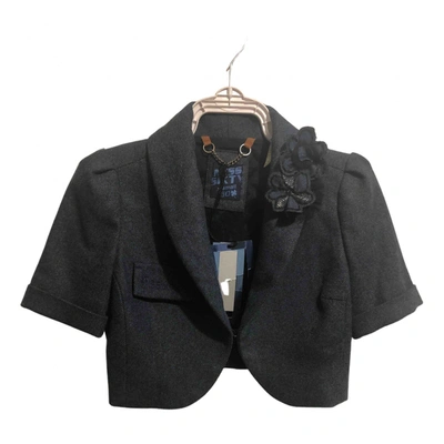 Pre-owned Miss Sixty Wool Jacket In Blue