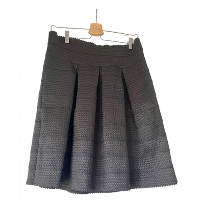 Pre-owned Ann Taylor Mid-length Skirt In Black