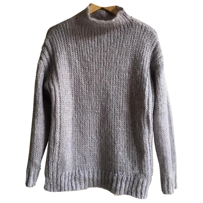 Pre-owned 2nd Day Wool Jumper In Purple