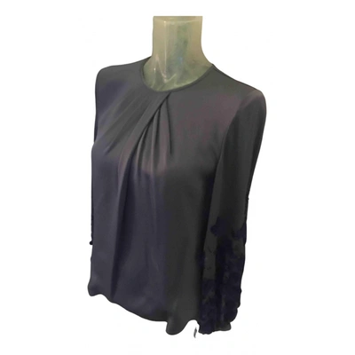 Pre-owned Andrew Gn Blouse In Anthracite