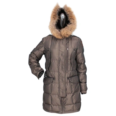 Pre-owned Parajumpers Puffer In Brown