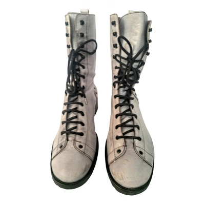 Pre-owned Janet & Janet Leather Boots In Other