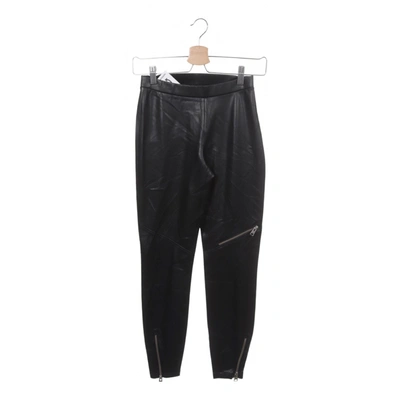 Pre-owned Allsaints Trousers In Black