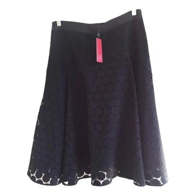 Pre-owned Carolina Herrera Mid-length Skirt In Black