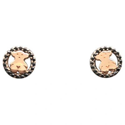 Pre-owned Tous Silver Earrings In Pink