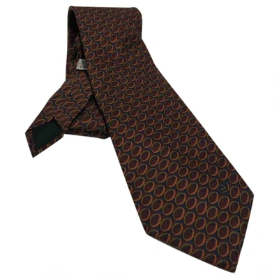 Pre-owned Loris Azzaro Silk Tie In Multicolour