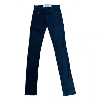 Pre-owned April77 Slim Jeans In Black