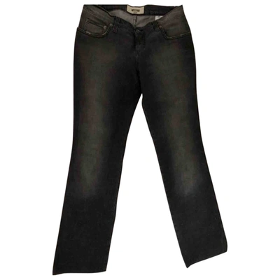 Pre-owned Moschino Love Black Cotton Jeans