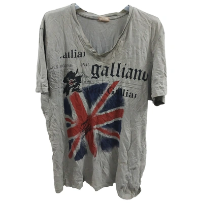 Pre-owned Galliano Grey Cotton T-shirt