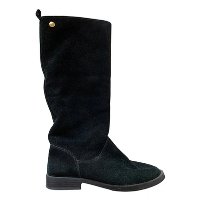 Pre-owned Lucy Choi Boots In Black