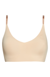 True & Co. True Body Triangle Convertible Strap Bralette In Desert