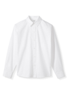St John Cotton Poplin Button-up Shirt In White