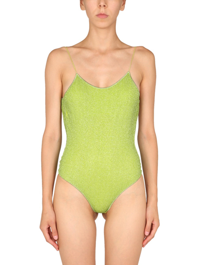 Oseree Oséree Maillot Lurex One In Green