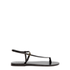 A.EMERY LILY BLACK LEATHER THONG SANDALS,4159718