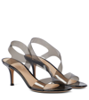 Gianvito Rossi Metropolis 70mm Transparent Sandals In Black