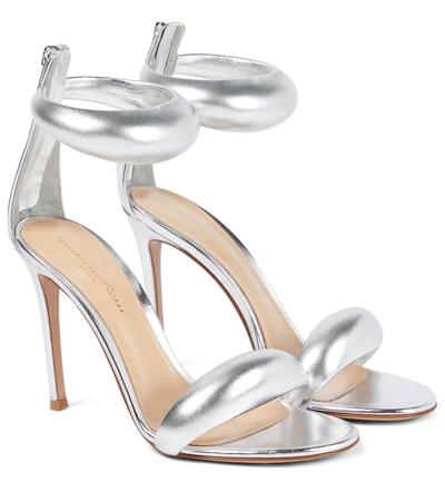 Gianvito Rossi Bijoux 105 Leather Sandals In Pink