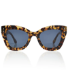 Isabel Marant Cat-eye Acetate Sunglasses In Yellow / Blue