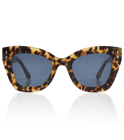 Isabel Marant Cat-eye Acetate Sunglasses In Medium Yellow