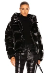 Holden Hooded Quilted Glossed-shell Down Jacket In Black