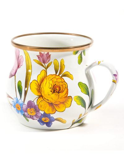 Mackenzie-childs Flower Market Mug In White