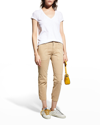 Atm Anthony Thomas Melillo Short-sleeve Fitted T-shirt In White