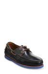 Allen Edmonds Force 10 Boat Shoe In Black