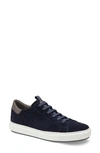 Johnston & Murphy Anson Lace To Toe Sneaker In Navy English Suede