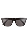 Prada Abstract Pillow 56mm Sunglasses In Abstract Black/ Dark Grey