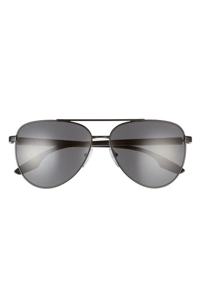 Prada 61mm Pilot Sunglasses In Black