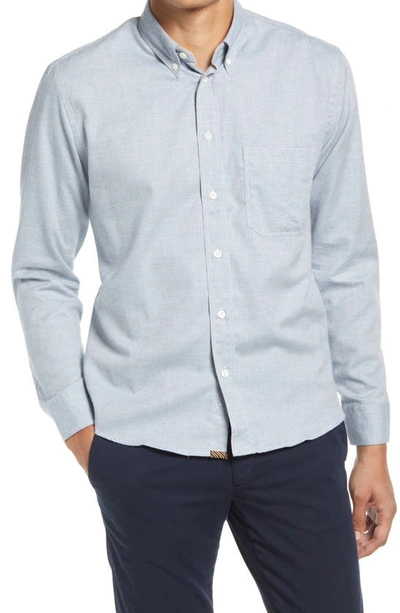 Billy Reid Tuscumbia Standard Fit Flannel Button-down Shirt In Light Blue