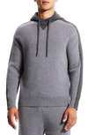 THEORY ALCOS COLORBLOCK WOOL & CASHMERE BLEND HOODIE SWEATER,L1081705