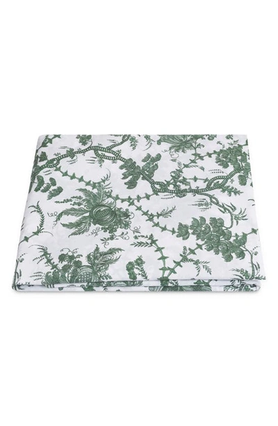 Matouk San Cristobal 500 Thread Count Cotton Fitted Sheet In Green