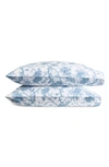 Matouk San Cristobal Set Of 2 500 Thread Count Cotton Pillowcases In Sky