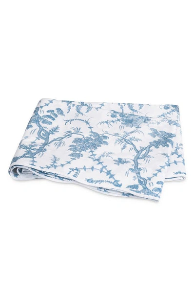 Matouk San Cristobal 500 Thread Count Cotton Flat Sheet In Sky