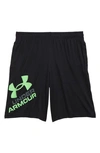 Under Armour Kids' Ua Prototype 2.0 Performance Athletic Shorts In Black