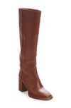 Chloé Edith Pull-on Boot In Brunet Brown