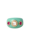 KURT GEIGER KURT GEIGER LONDON STATEMENT RING,381936GLD442