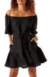 TOMMY BAHAMA ST. LUCIA OFF THE SHOULDER TIERED DRESS,SS500216